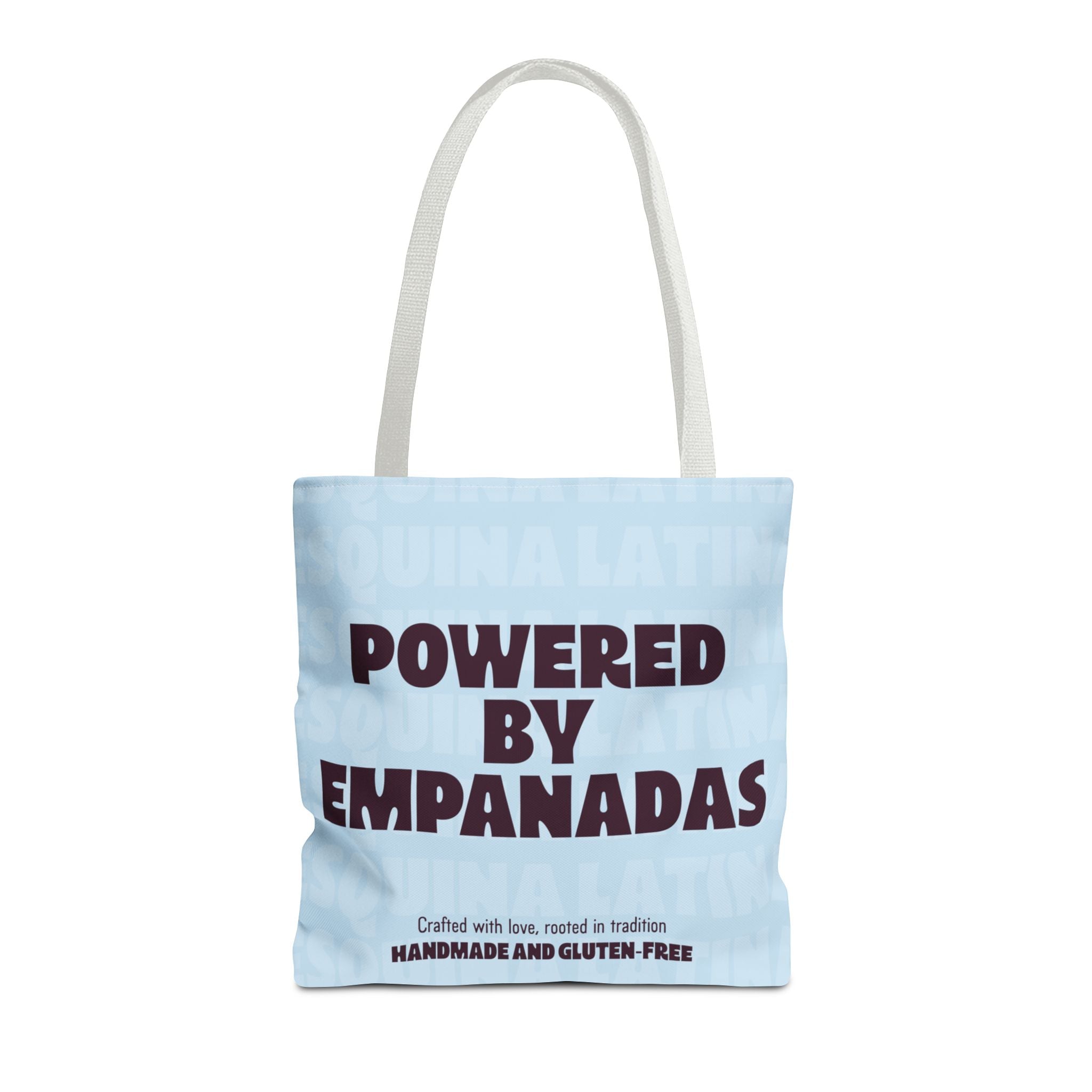 Esquina Latina Tote Bag — "Powered By Empanadas" Market Tote