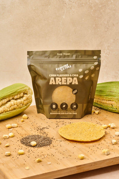 Corn, Flaxseed & Chia Arepas 3 Pack